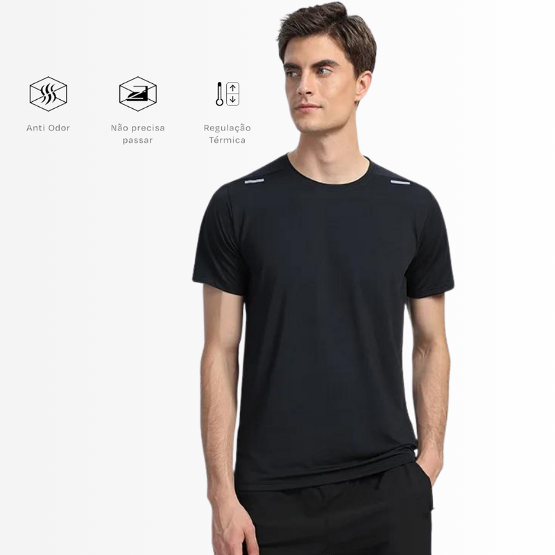 ForgeFlow camiseta masculina tecnológica, ultra-leve e respirável