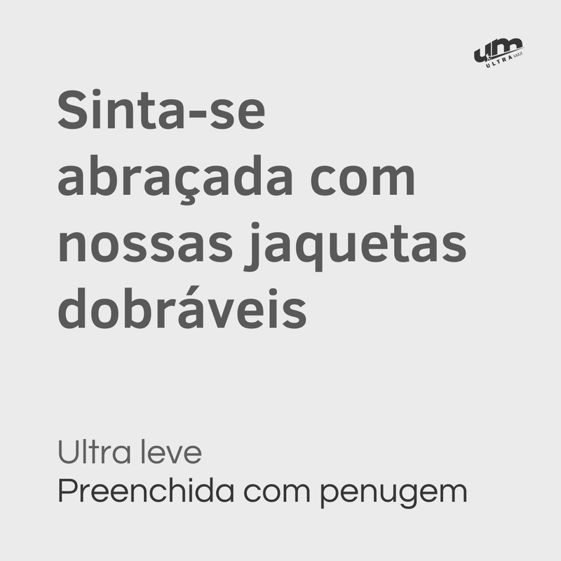 Jaqueta Duke Max Feminina Impermeável Ultraleve dobrável