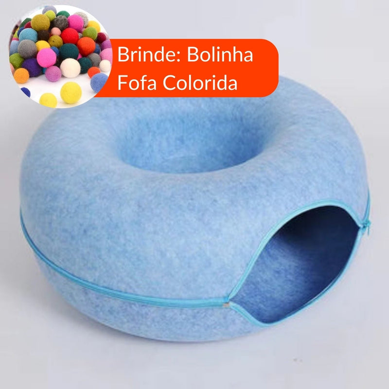 Cama para Gatos Fofin Túnel Bolinha