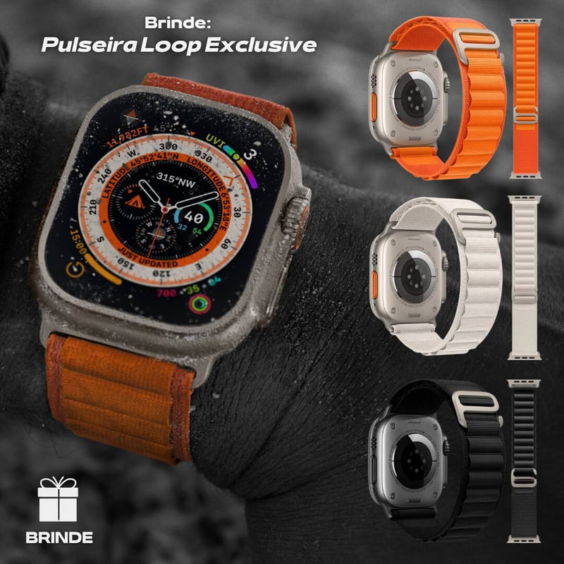 Smartwatch - Serie 8 Ultra + (2ª Pulseira de Brinde)