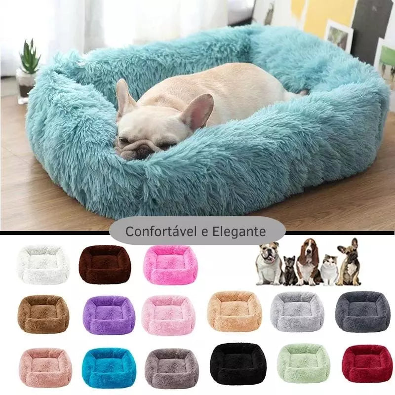 Cama para Cachorros e Gatos Fofin Plush Bed