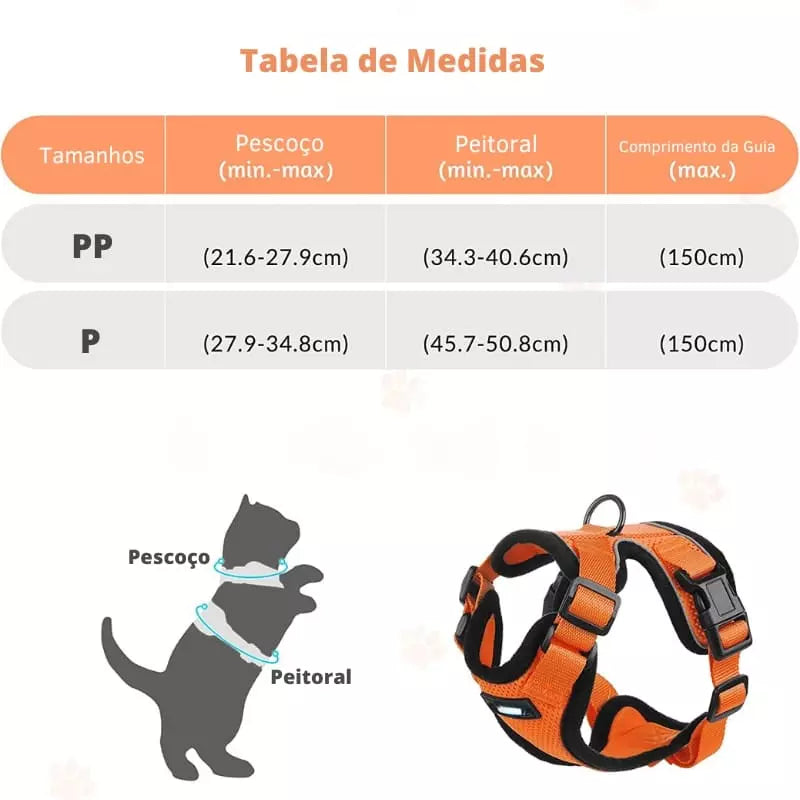 Coleira para Gatos Com Peiteira Fofin