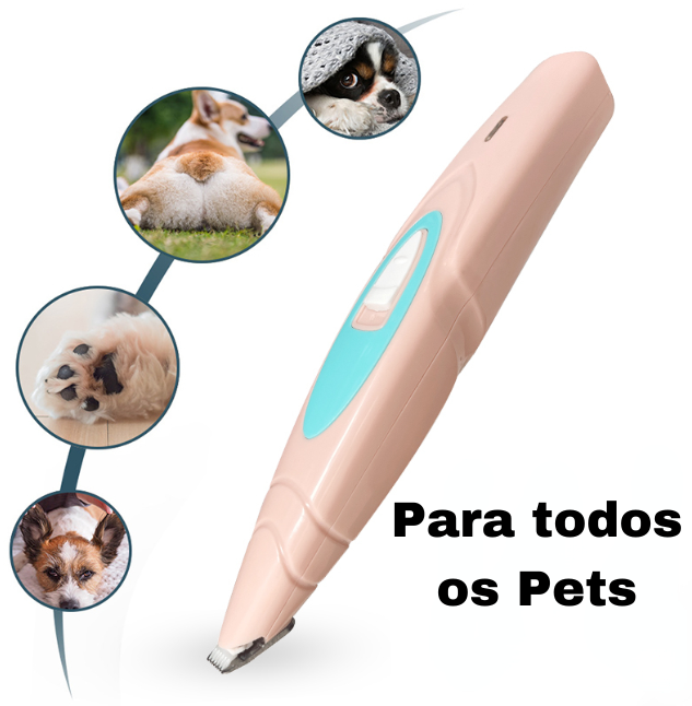 Aparador de Pelos Elétrico para Pets Fofin CutPro