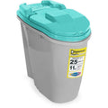 Porta Ração Dispenser Prático 25L 11kg + Caneca De Brinde