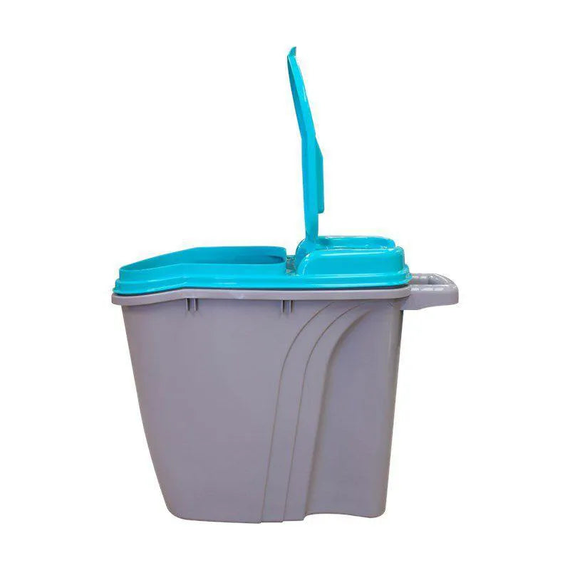 Porta Ração Dispenser Prático 25L 11kg + Caneca De Brinde