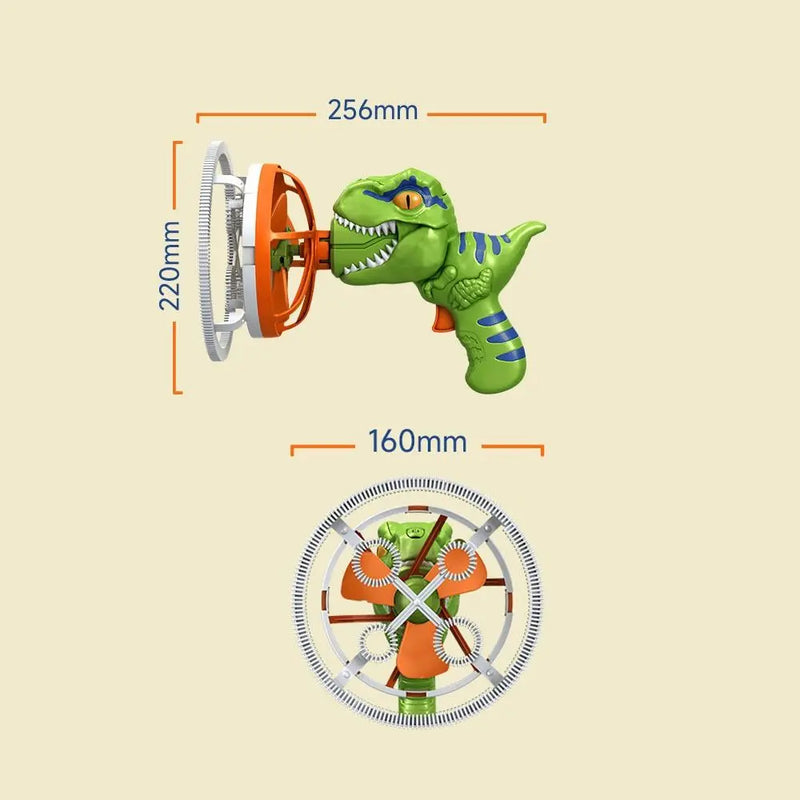 Dino Bubble - Máquina de Bolhas Dinossauro Elétrico