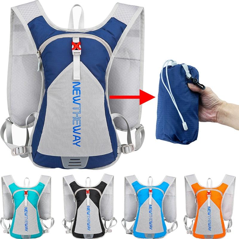 Mochila Runner - Dobrável ultraleve com hidratação 2L