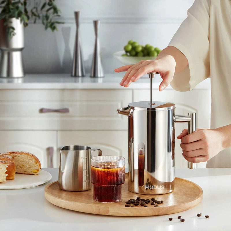 Cafeteira Francesa em Aço inoxidável 700ml