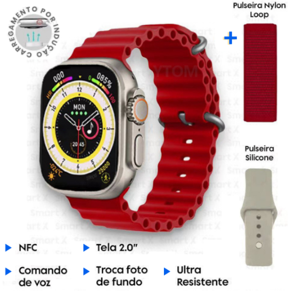 SmartWatch Series 8 Ultra® + Pulseiras de Brinde [LANÇAMENTO 2023]