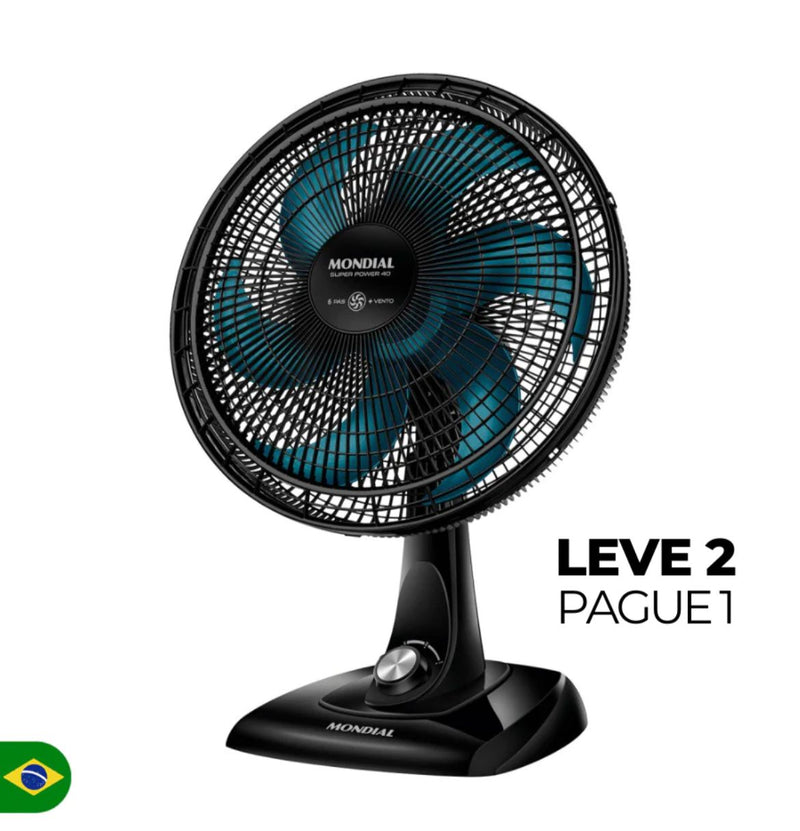 Ventilador Turbo 3 Velocidades + Brinde Exclusivo