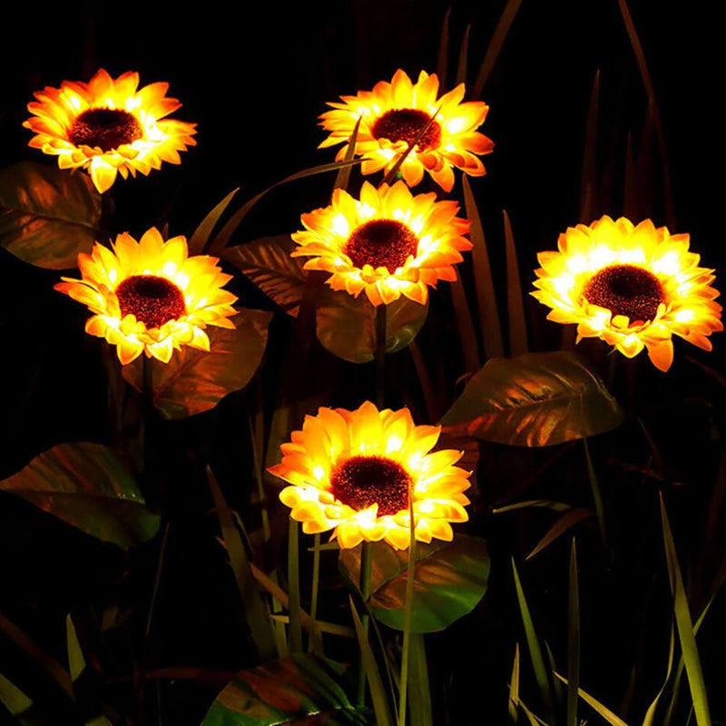 Girassol Led de Energia Solar - Swanlight Decore seu Jardim