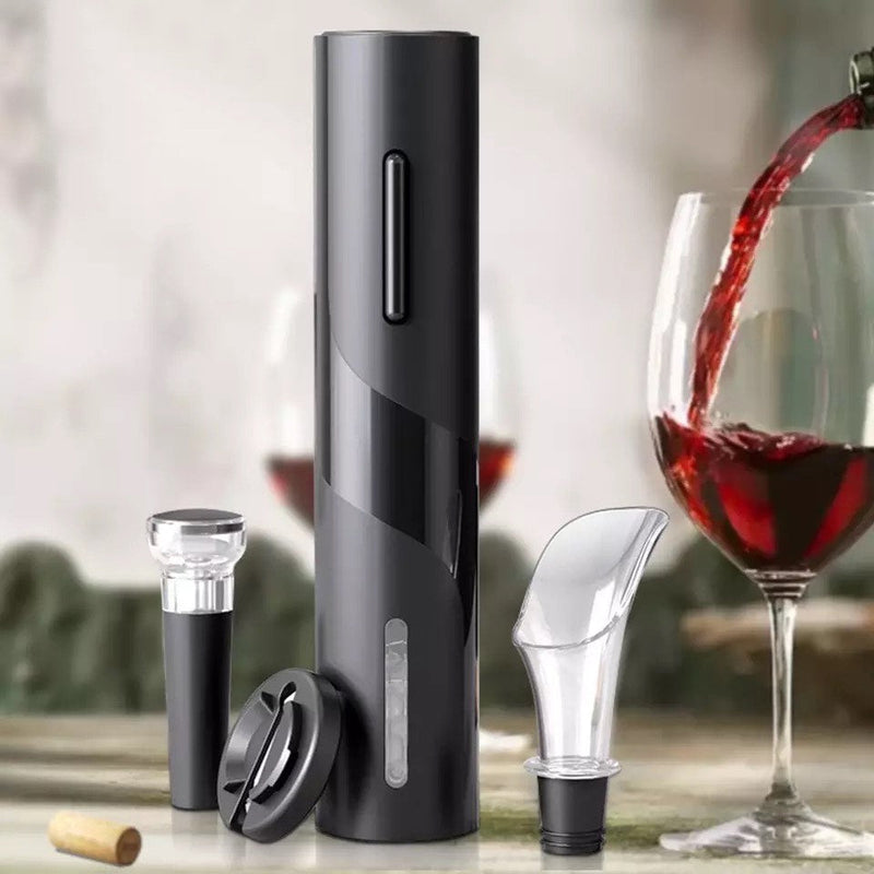 Abridor de Vinho Elétrico Premium Automático a Bateria