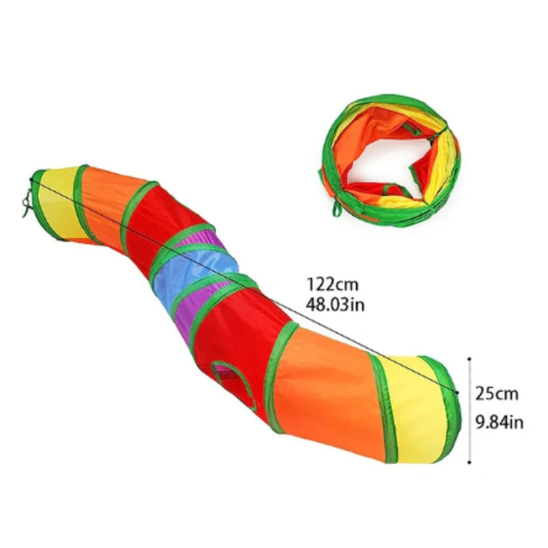 Túnel Divertido Fofin Para Cães Gatos e Coelhos