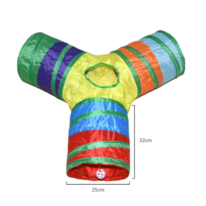 Túnel Divertido Fofin Para Cães Gatos e Coelhos